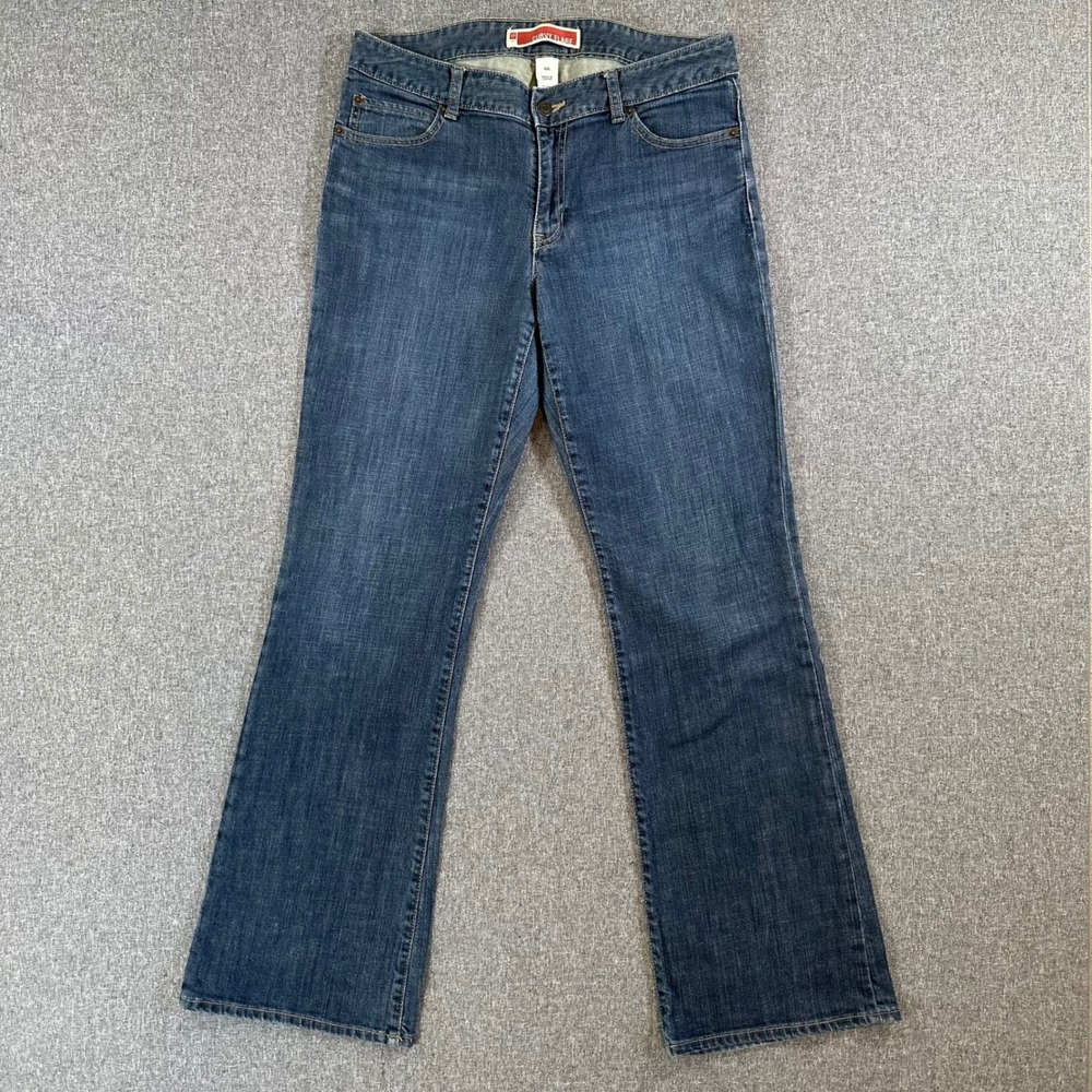 Gap Jeans Womens 12L Curvy Flare Blue Stretch Denim Medium Wash